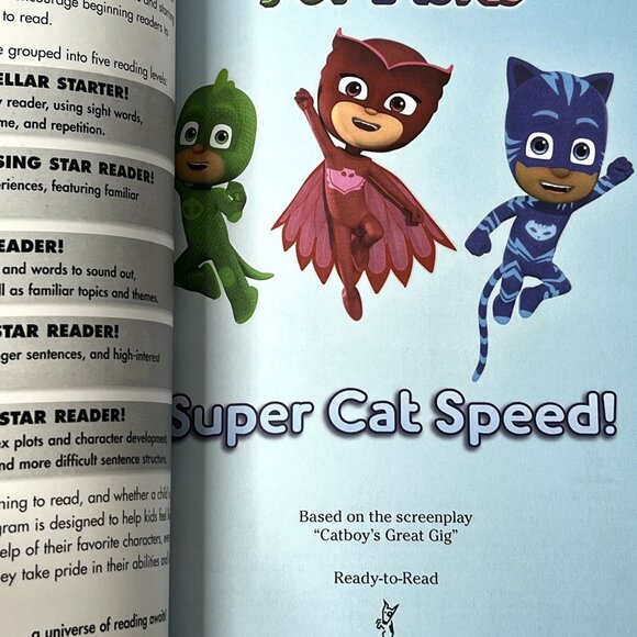 PJ Masks Super Cat Speed | Level 1 Ready to Read Book for Kids - Picture 3 of 3